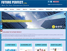 Tablet Screenshot of futureperfectindia.com